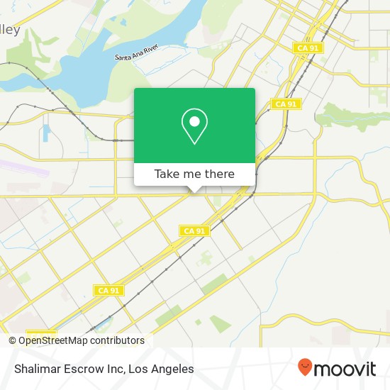 Mapa de Shalimar Escrow Inc