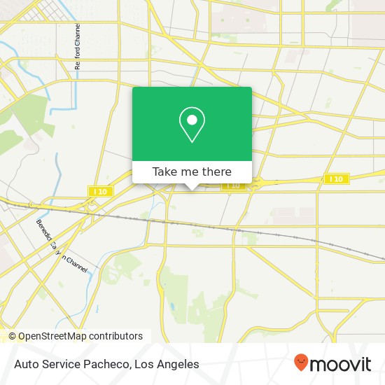 Auto Service Pacheco map