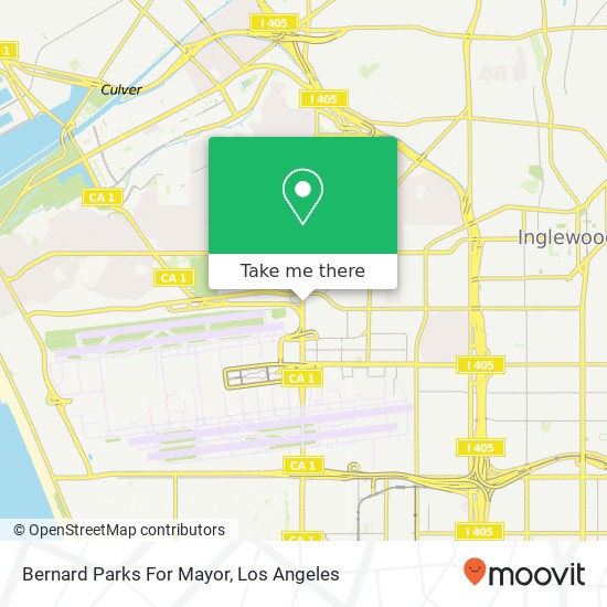 Mapa de Bernard Parks For Mayor
