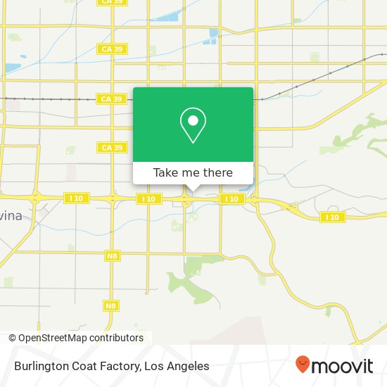 Burlington Coat Factory map