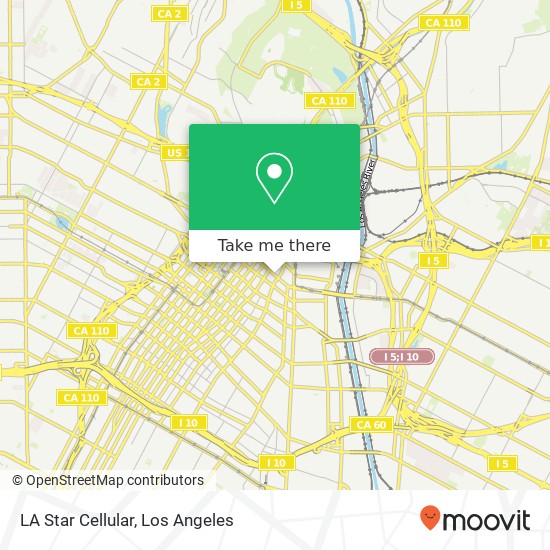 Mapa de LA Star Cellular