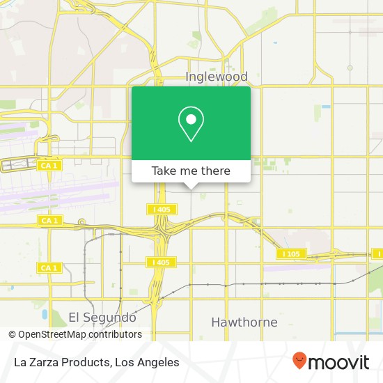 La Zarza Products map