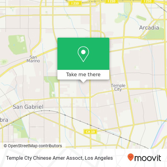 Temple Cty Chinese Amer Assoct map