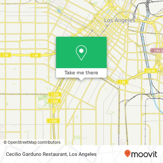 Mapa de Cecilio Garduno Restaurant