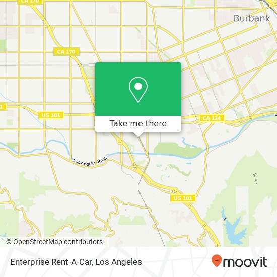 Mapa de Enterprise Rent-A-Car