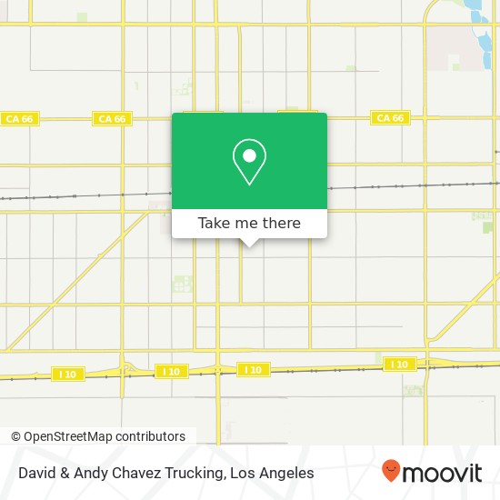 Mapa de David & Andy Chavez Trucking