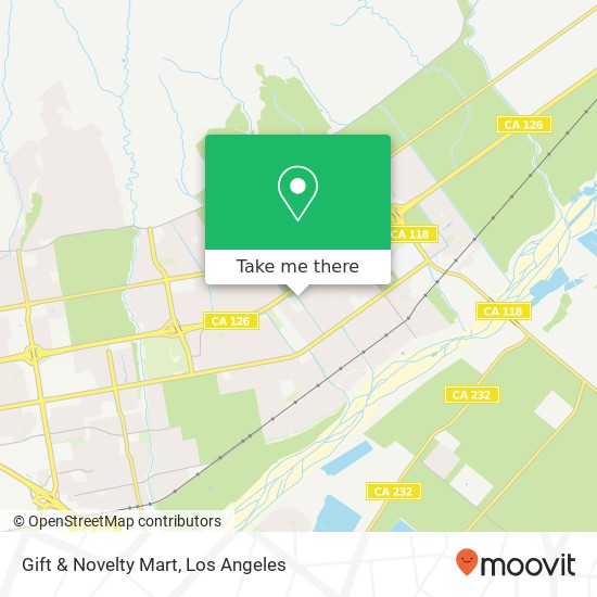 Mapa de Gift & Novelty Mart