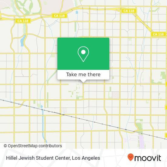 Hillel Jewish Student Center map