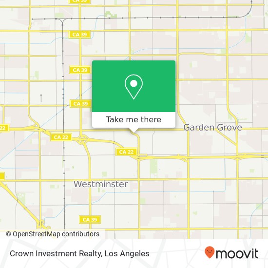 Crown Investment Realty map