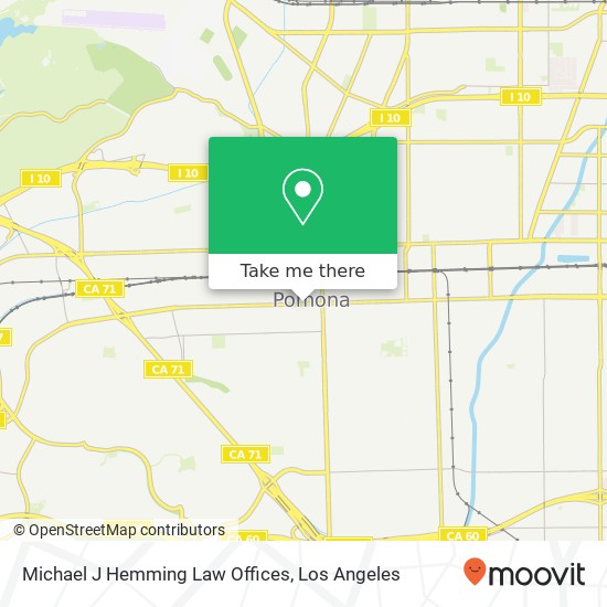 Michael J Hemming Law Offices map