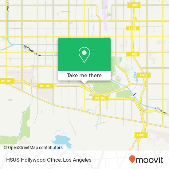 HSUS-Hollywood Office map