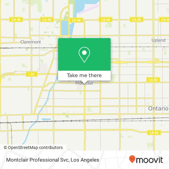 Montclair Professional Svc map