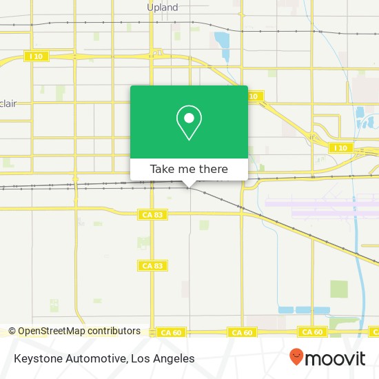 Mapa de Keystone Automotive