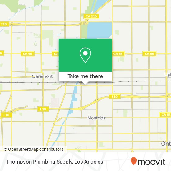Thompson Plumbing Supply map