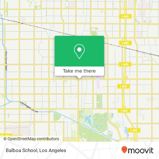 Balboa School map