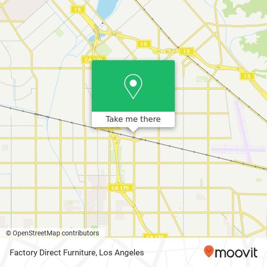 Factory Direct Furniture map