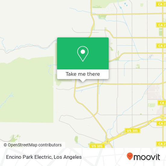 Encino Park Electric map