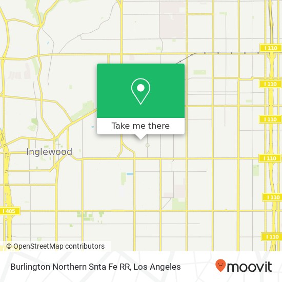 Mapa de Burlington Northern Snta Fe RR