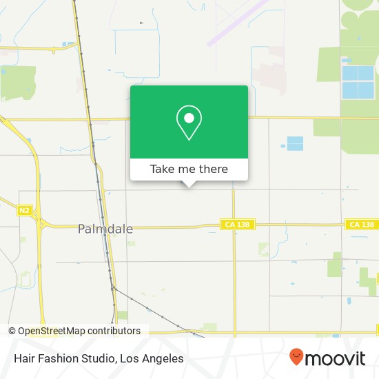 Mapa de Hair Fashion Studio