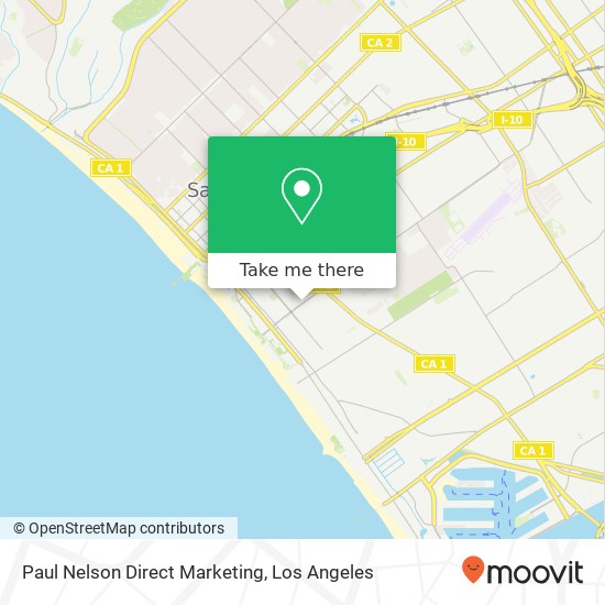 Paul Nelson Direct Marketing map