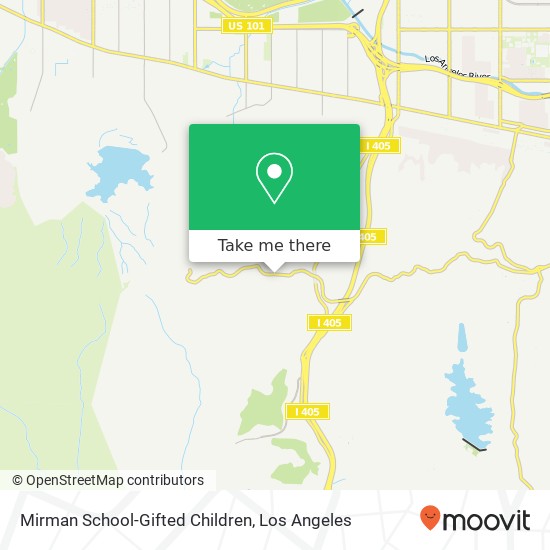 Mapa de Mirman School-Gifted Children