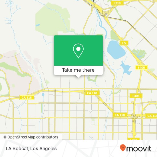 Mapa de LA Bobcat