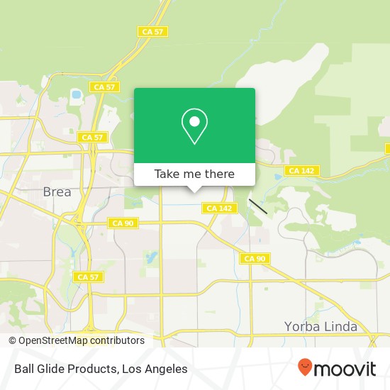 Ball Glide Products map