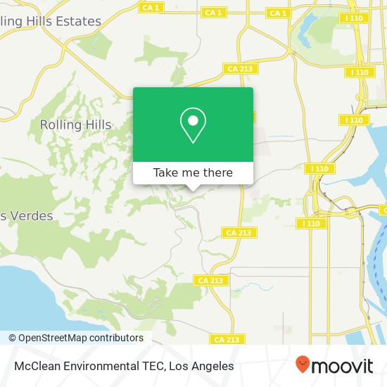 McClean Environmental TEC map