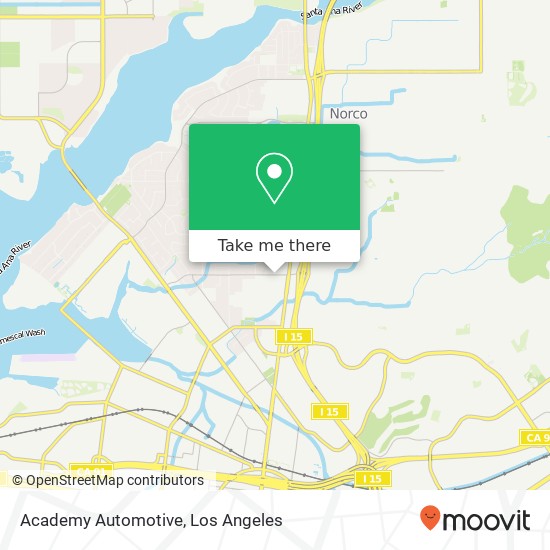 Mapa de Academy Automotive