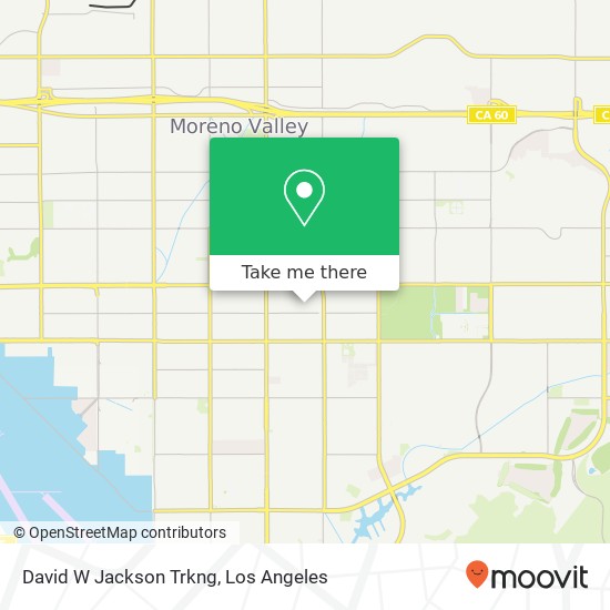 Mapa de David W Jackson Trkng