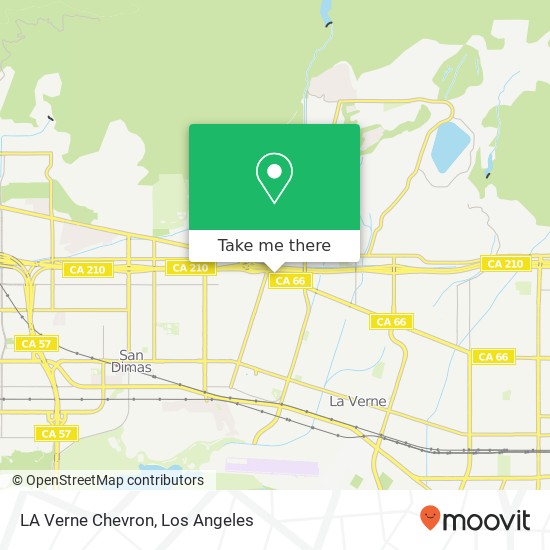 LA Verne Chevron map