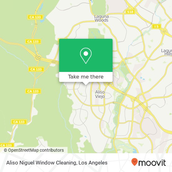 Aliso Niguel Window Cleaning map