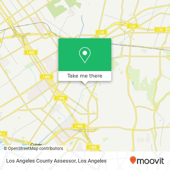 Mapa de Los Angeles County Assessor