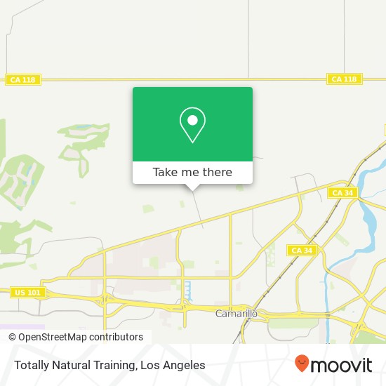 Totally Natural Training map