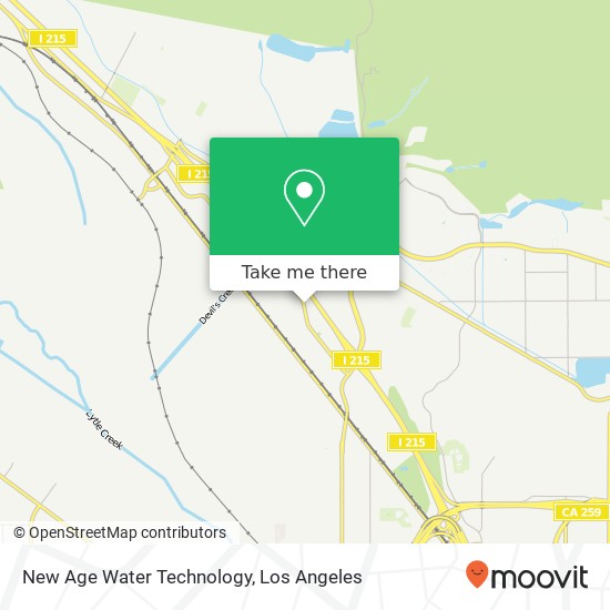 Mapa de New Age Water Technology