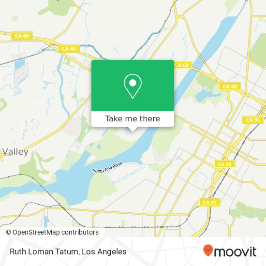Ruth Loman Tatum map