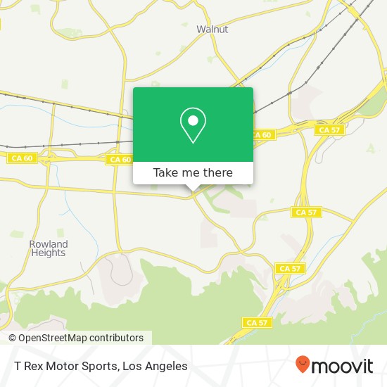 T Rex Motor Sports map