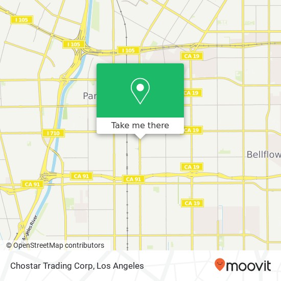 Chostar Trading Corp map