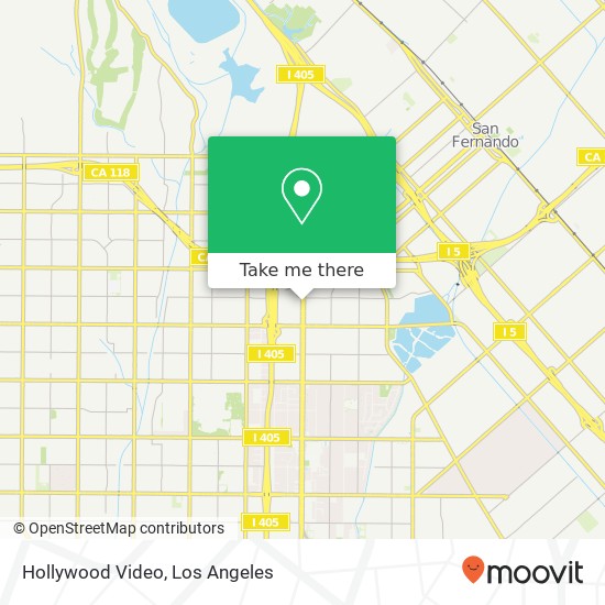 Hollywood Video map