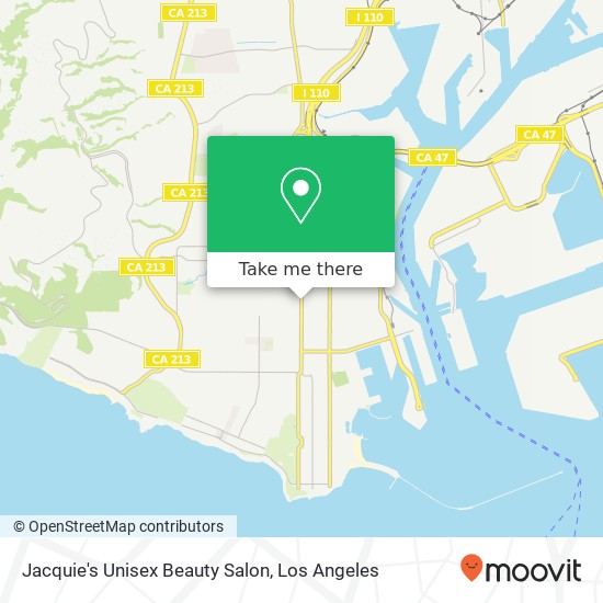 Mapa de Jacquie's Unisex Beauty Salon