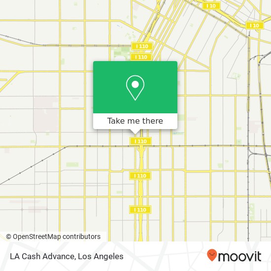 Mapa de LA Cash Advance
