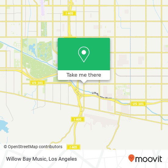 Mapa de Willow Bay Music