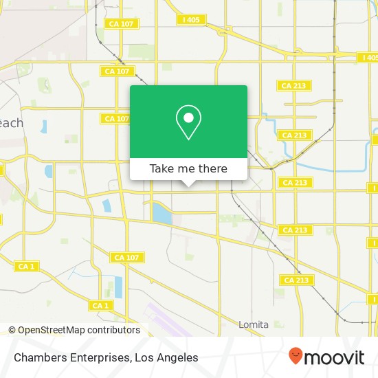 Chambers Enterprises map