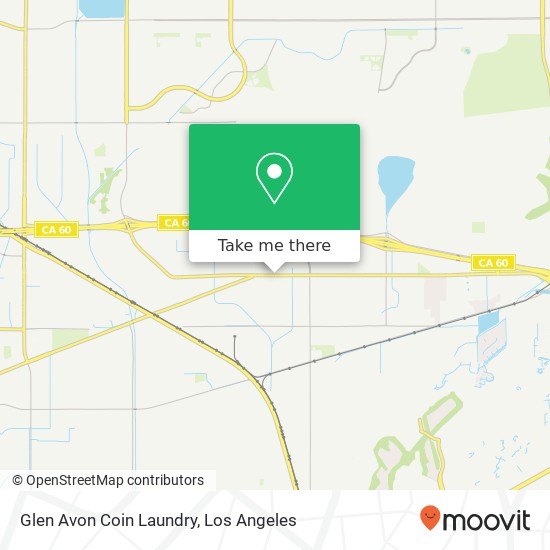 Mapa de Glen Avon Coin Laundry
