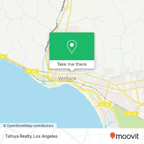 Tafoya Realty map