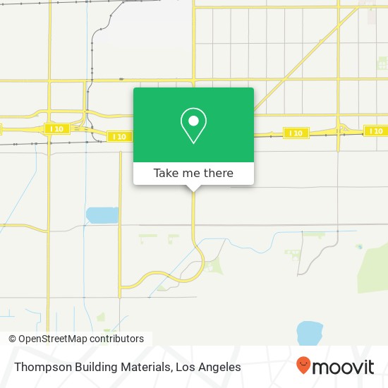 Thompson Building Materials map