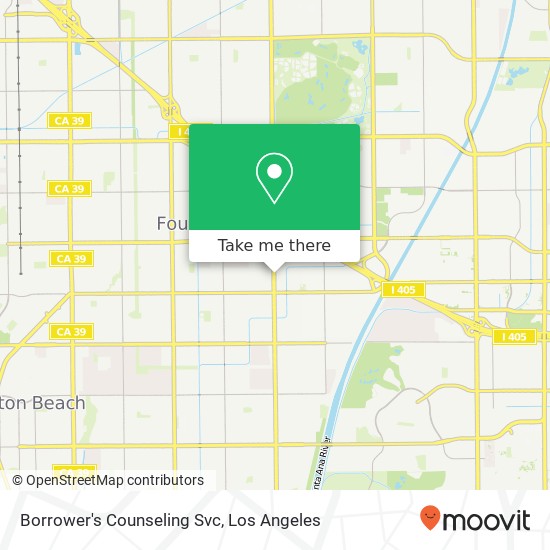 Borrower's Counseling Svc map