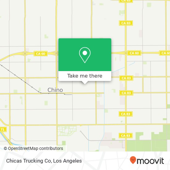 Chicas Trucking Co map