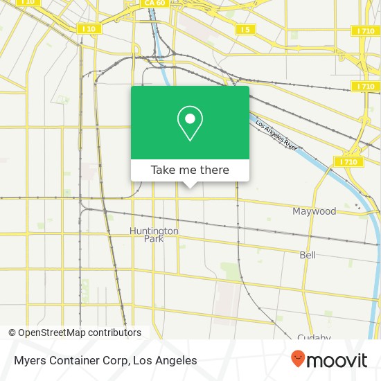 Mapa de Myers Container Corp