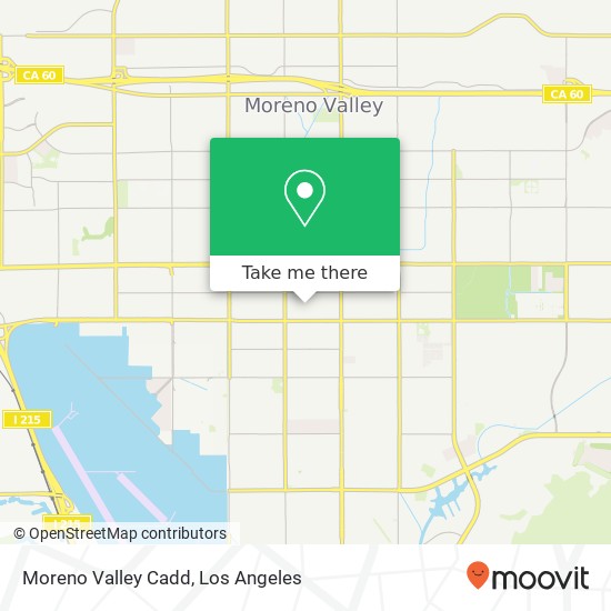 Mapa de Moreno Valley Cadd